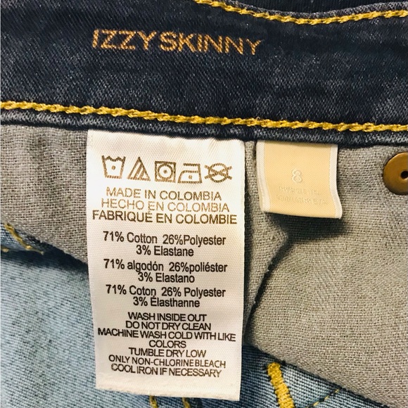 Michael Kors Izzy Skinny Jeans Sz 8 - Picture 4 of 7